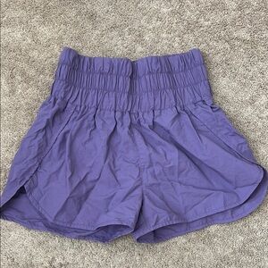 Zenana Outfitters High Waist Purple Shorts